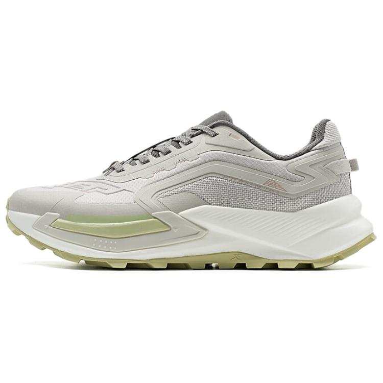 XTEP Abrasion Resistant Coverage Low top Casual Running Shoes Men's Dove Gray