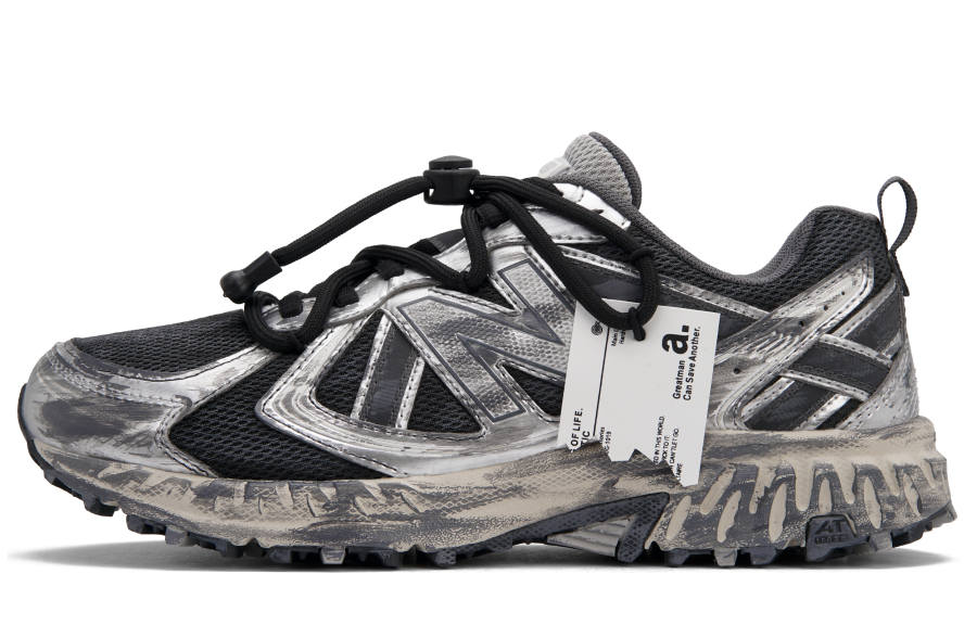 New Balance New Balance NB 410 V5 Abrasion Resistant Abrasion Resistant Low top Running Shoes Unisex Black Silver