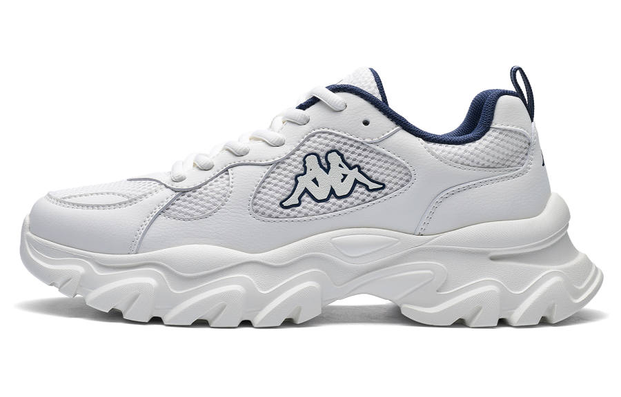 Kappa Kappa Back to Back Height Increasing Support Height Increasing Support Low top Chunky Sneakers Unisex White Dark Blue