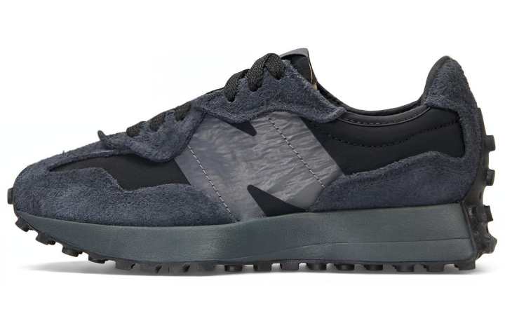 New Balance New Balance NB 327 Abrasion Resistant Support Lightweight Low top Running Shoes Unisex Tech Black