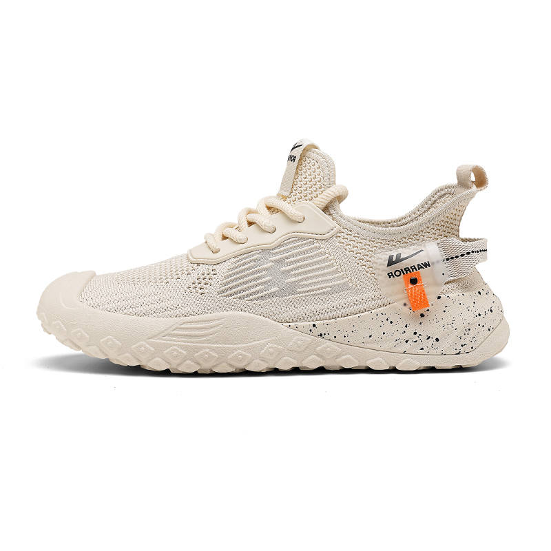 WARRIOR Low top Casual Training Long Distance Running Sprint Physical Fitness Test & Exam Running Shoes Men's Beige