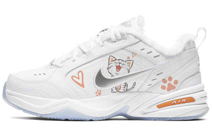 Nike Nike Air Monarch 4 Low top Chunky Sneakers Unisex White Pink