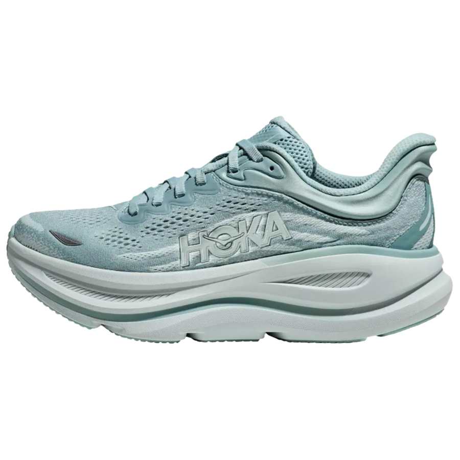 HOKA ONE ONE Bondi 9 Low top Rubber EVA Casual Running Shoes Women's Blue