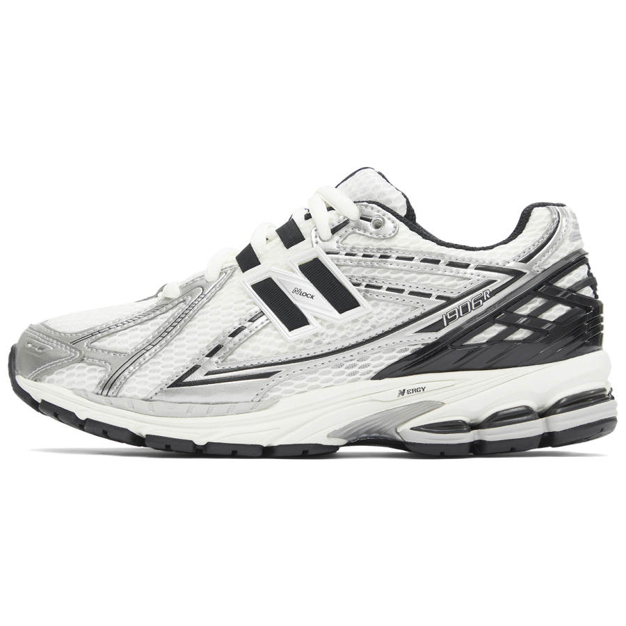 New Balance New Balance NB 1906R Comfortable Versatile Low Top Casual City Commuter Running Shoes Unisex White Silver