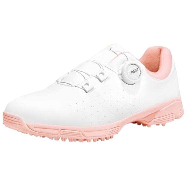 PGM Waterproof Lightweight Waterproof And Lightweight Low top Golf Shoes Women's White Pink