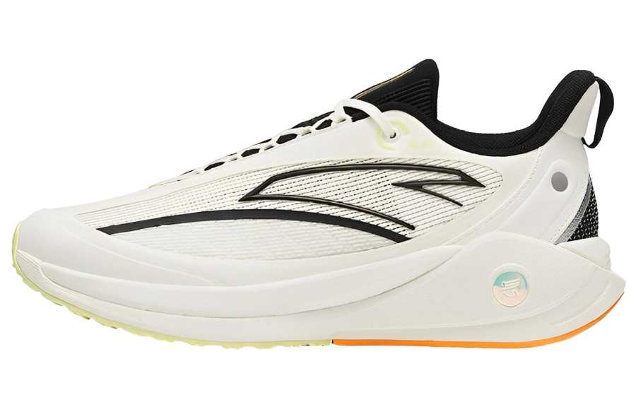 Anta C37 3.0 Mesh Slip Resistant, Abrasion Resistant, Breathable Low top Running Shoes Men's Black White Green