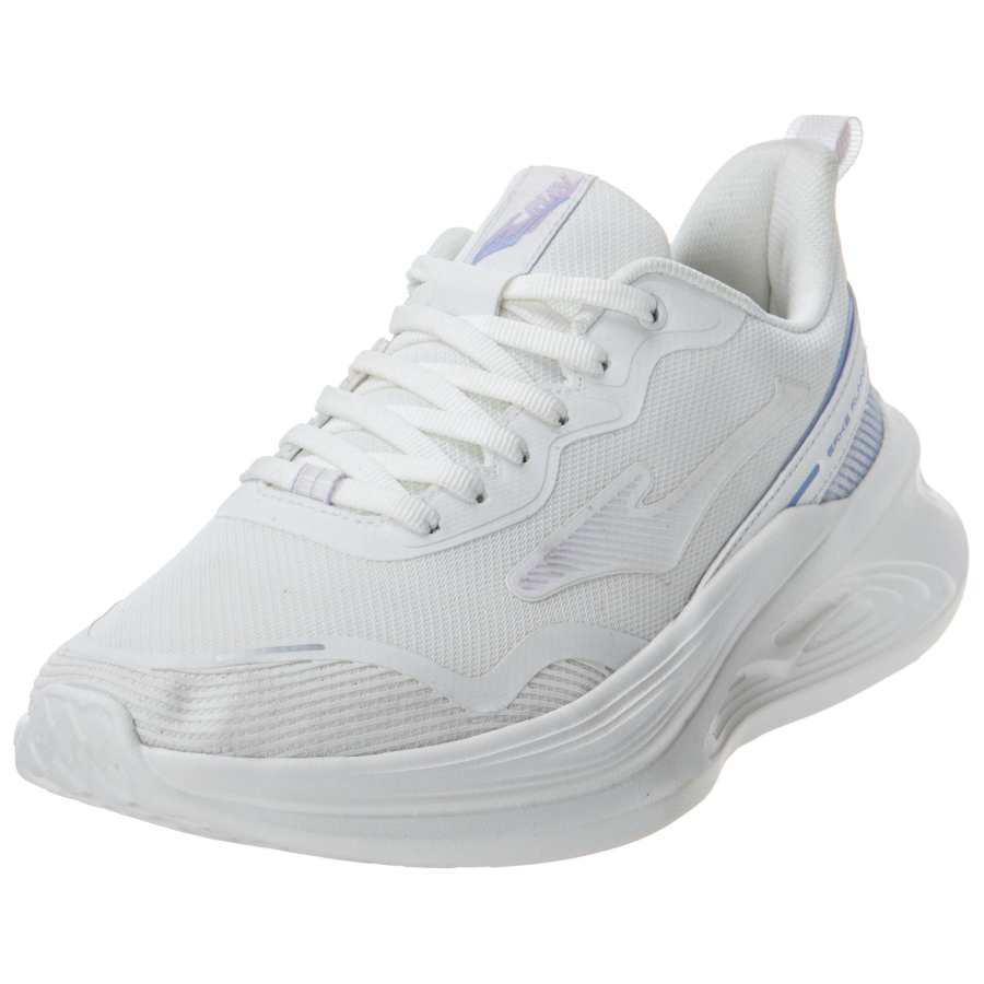 Erke Cushioning Abrasion Resistant Cushioning, Wear Resistant Low top Running Shoes Women's White Purple