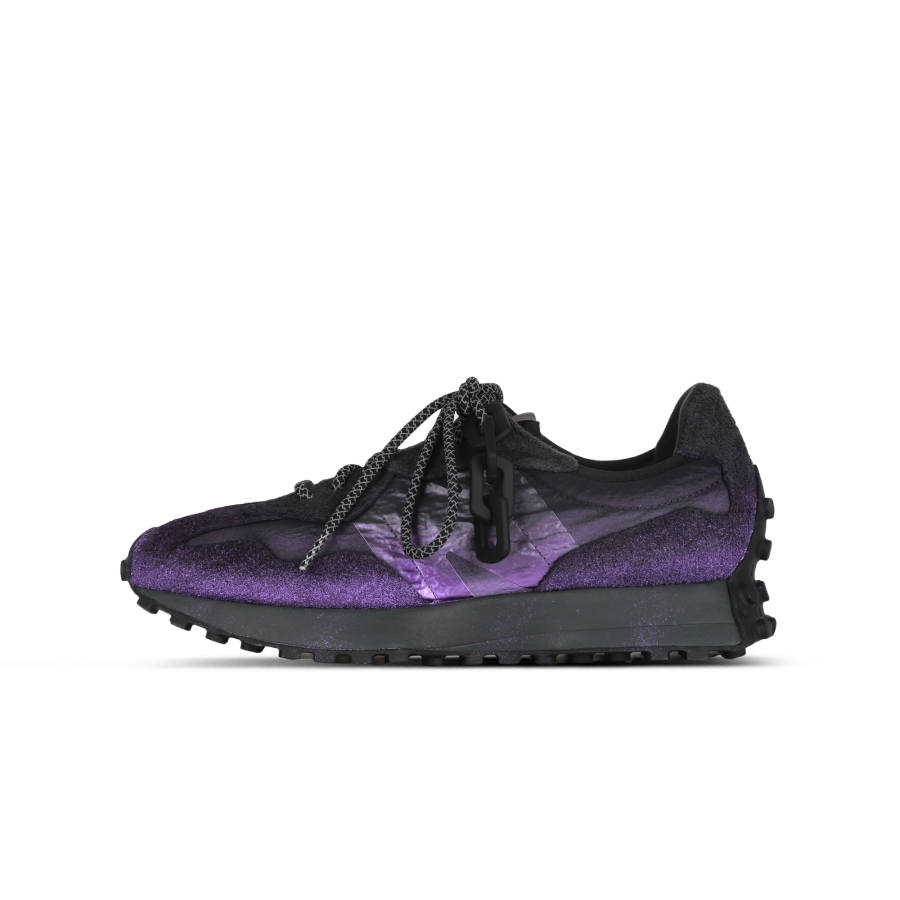 New Balance New Balance NB 327 Cushioning, Wear Resistant Low top Casual City Commuting Running Shoes Unisex Black Purple