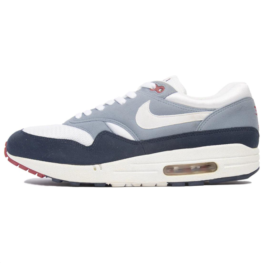 Nike Nike Air Max 1 Low top Casual Running Shoes Unisex Black White Gray
