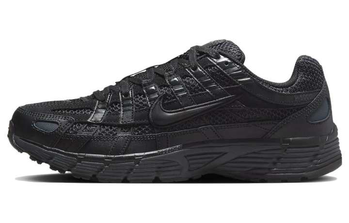 Nike Nike P 6000 Fabric Abrasion Resistant Lightweight Low top Casual City Commuting Running Shoes Unisex Black
