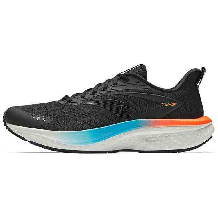 Anta MACH 5.0 Low top PG7 Midsole Technology Casual Physical Fitness Test & Exam Running Shoes Men's Basic Black