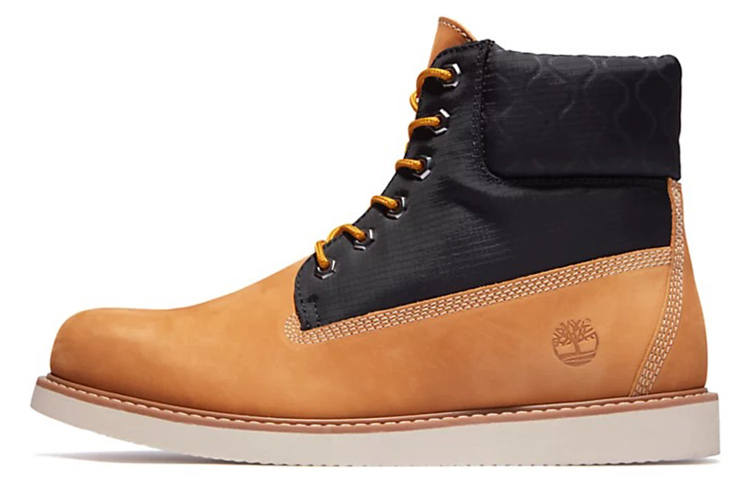 Timberland Newmarket 6 Inch Quilted Boots 'Wheat Black'