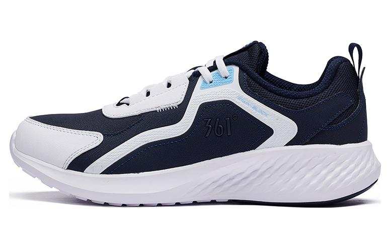 361° Casual Slip Resistant, Abrasion Resistant, Breathable Low top Running Shoes Men's White Blue