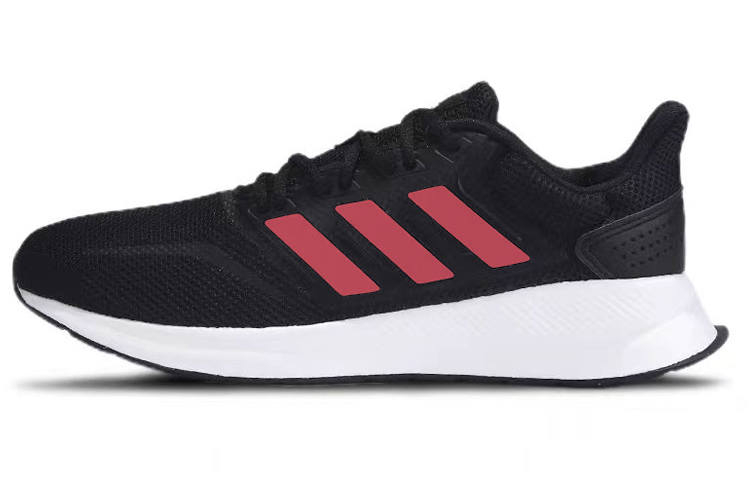 Adidas Adidas Runfalcon 1.0 Slip Resistant, Abrasion Resistant, Breathable Low top Skateboard Shoes Men's Black Pink