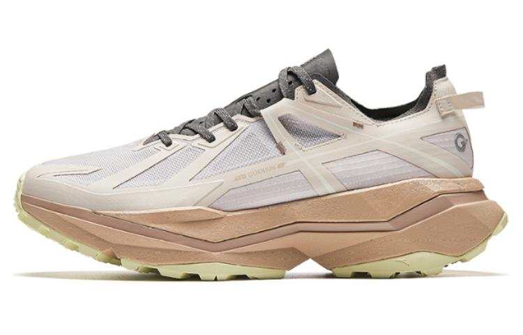 Anta Cushioning Abrasion Resistant Breathable Rebound Low top Running Shoes Men's Gray
