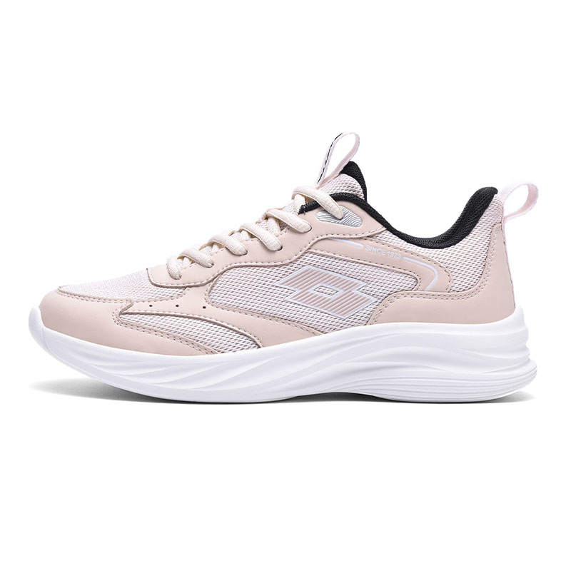 LOTTO Sportlife Lightweight, Breathable, And Slip Resistant Low top Casual Running Shoes Women's Pink