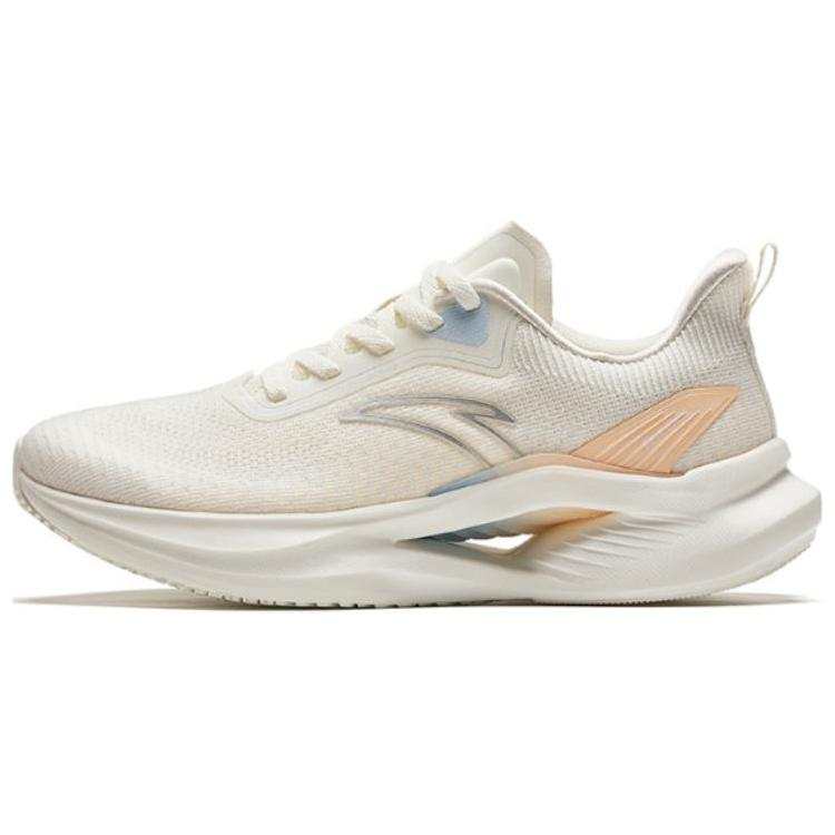 Anta Breathable Cushioning, Wear Resistant Low top Running Shoes Women's Pink White