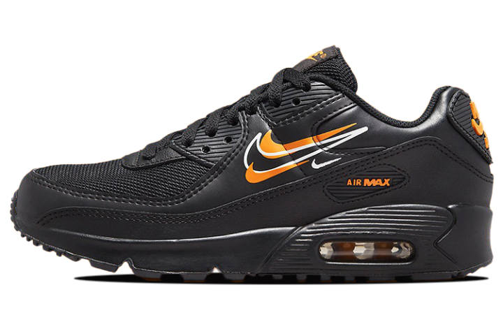 Nike Nike Air Max 90 Vintage Low top Running Shoes Men's Black