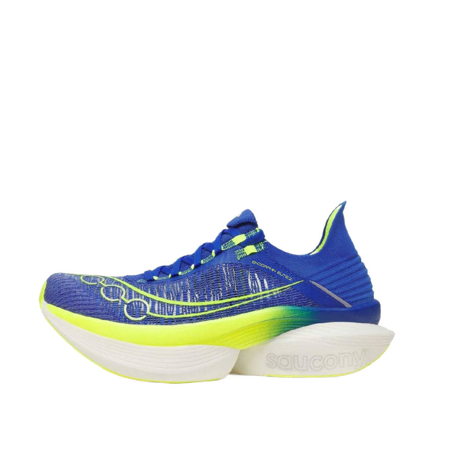 Saucony ENDORPHIN ELITE 2 Low top Running Shoes Men's Blue Yellow