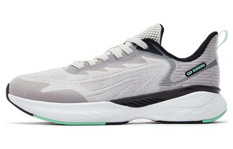 QIAODAN Flying Shadow Team 1.0 Slip Resistant Abrasion Resistant Low top Running Shoes Men's Gray Black