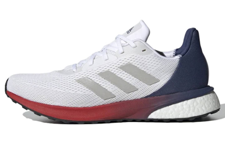 Adidas Adidas Astrarun Cushioning Low top Running Shoes Men's White Blue Red