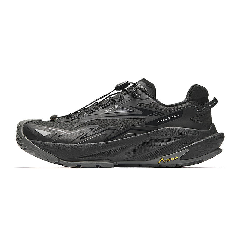 ANTA Anta Tracker Waterproof Low top Running Shoes Women's Basic Black