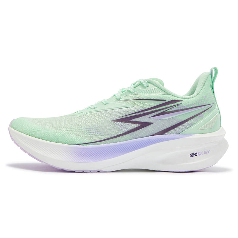 361° Comfortable And Trendy Slip Resistant Abrasion Resistant Low top Casual Running Shoes Men's Green Purple