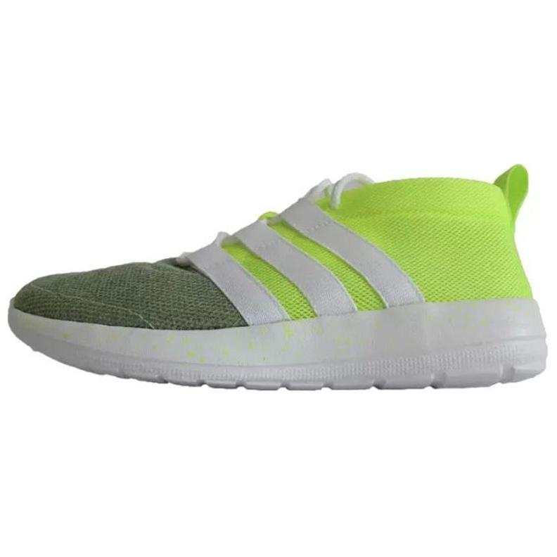 Adidas Adidas Slip Resistant Abrasion Resistant Mid top Running Shoes Men's White Green
