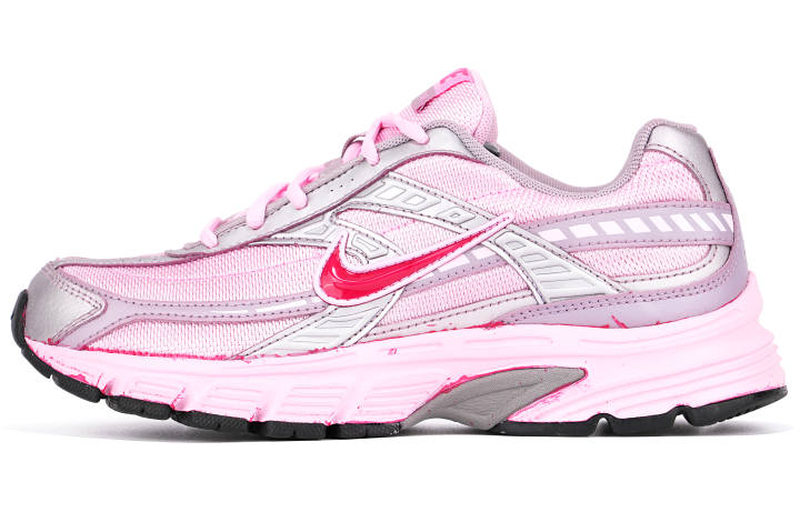 Nike Nike Initiator Mesh Abrasion Resistant Breathable Low top Casual Running Shoes Women's Pink Silver