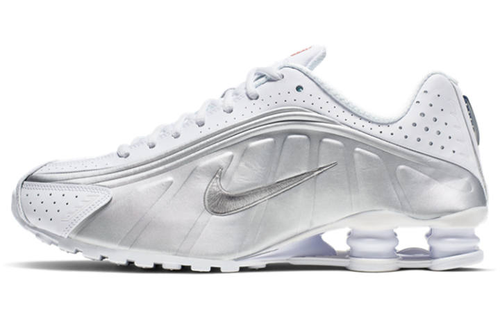 Nike Nike Shox R4 White Metallic Silver