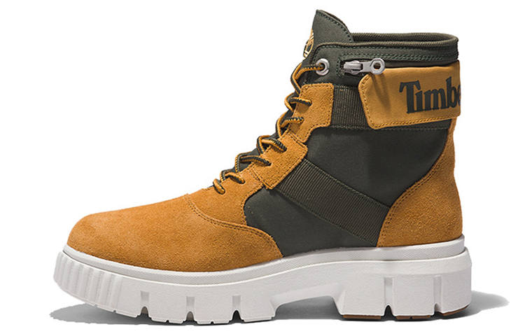 Timberland Greyfield 6 Inch Waterproof Fold Down Boots 'Wheat Suede'