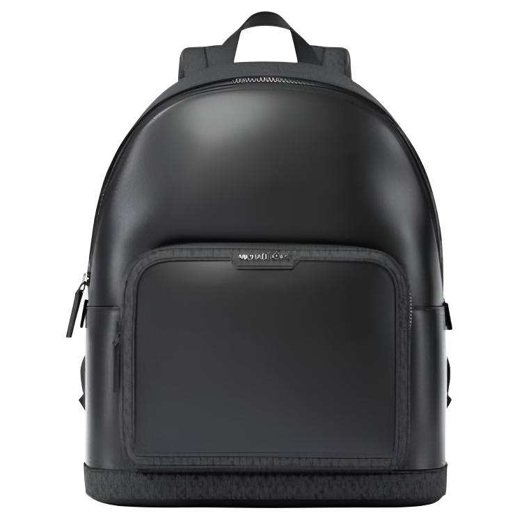 MICHAEL KORS MICHAEL KORS COOPER Leather Backpack Medium Men's Black