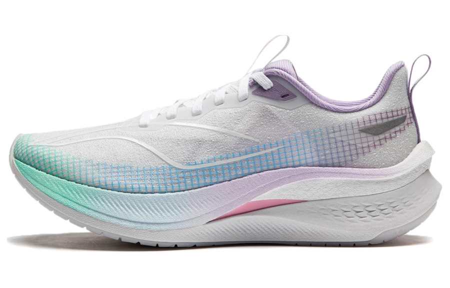 Li-Ning Li Ning Red Hare 7 Pro Low top Marathon Training Sprint Running Shoes Women's White Purple