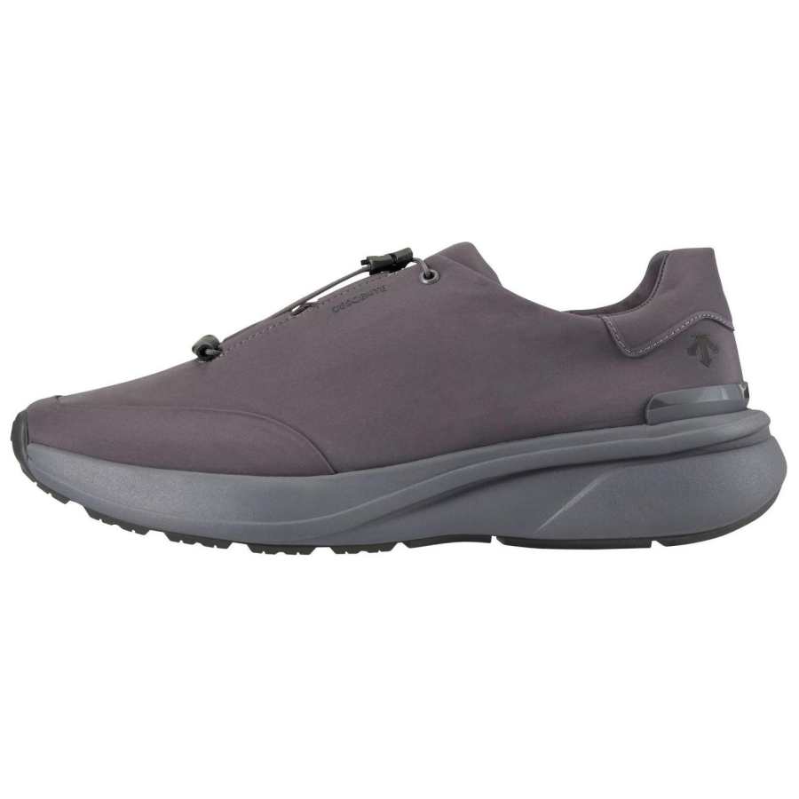 DESCENTE Slip Resistant Abrasion Resistant Slip Resistant Abrasion Resistant Low top Running Shoes Unisex Purple Gray