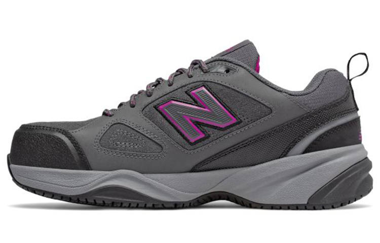 New Balance New Balance NB 627v2 Steel Toe 627 V2 Leather Low top Running Shoes Women's Gray Pink