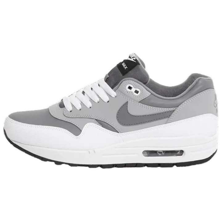Nike Nike Air Max 1 Low top Casual Running Shoes Men's Gray White