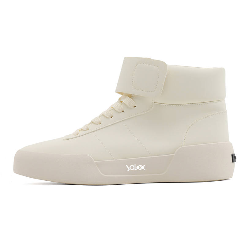 YALU Pu High top Skateboard Shoes Men's