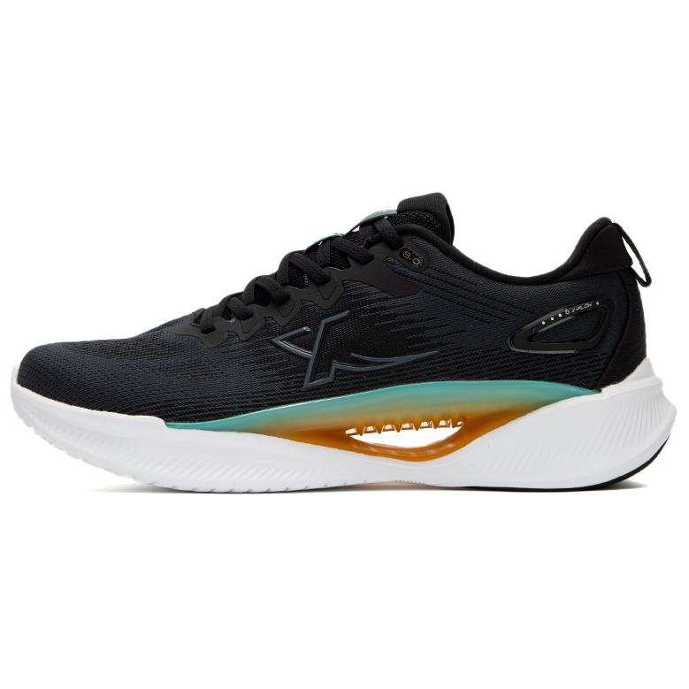 XTEP Cushioning Slip Resistant Low top Casual Running Shoes Men's Black Green
