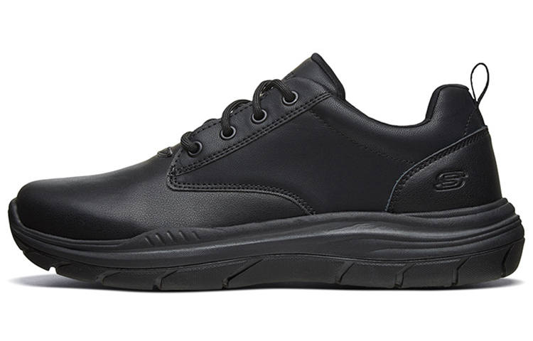 Skechers Expected Leather Men's Casual Shoes Men's Black
