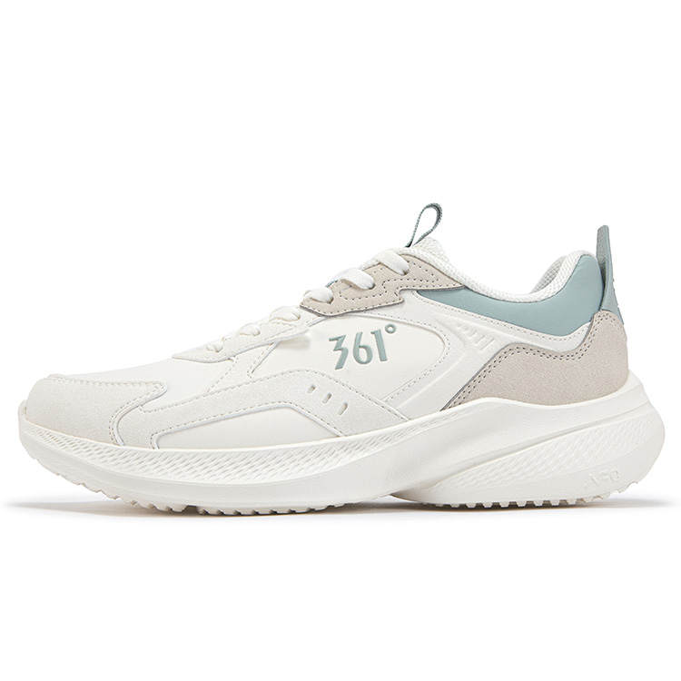 361° Blade Leaf 3 Cushioning, Wear Resistant Low top Casual Running Shoes Women's Light Smoke Green