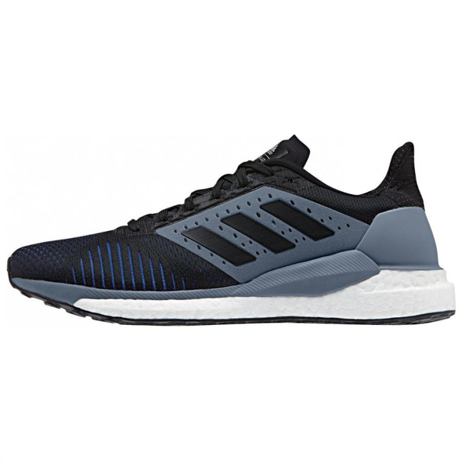 Adidas Adidas Solar Glide Abrasion Resistant Slip Resistant Low top Running Shoes Men's Black