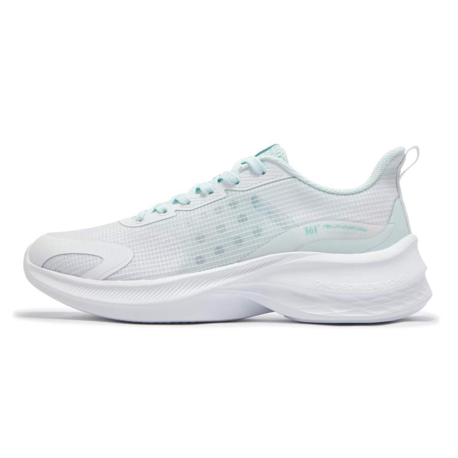 361° Cushioning Breathable Lightweight Low top Casual Sprint City Commuting Running Shoes Men's Sheer Blue