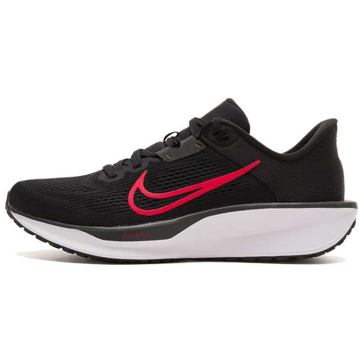 Nike Nike Quest 6 Low top Thick Platform Midsole Casual Running Shoes Men's Black Red