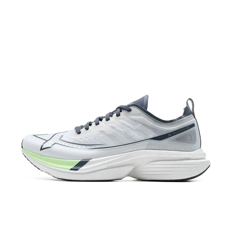 XTEP Integrated Molding 3 Low top Nylon Plate Training Long Distance Running Sprint Physical Fitness Test & Exam
