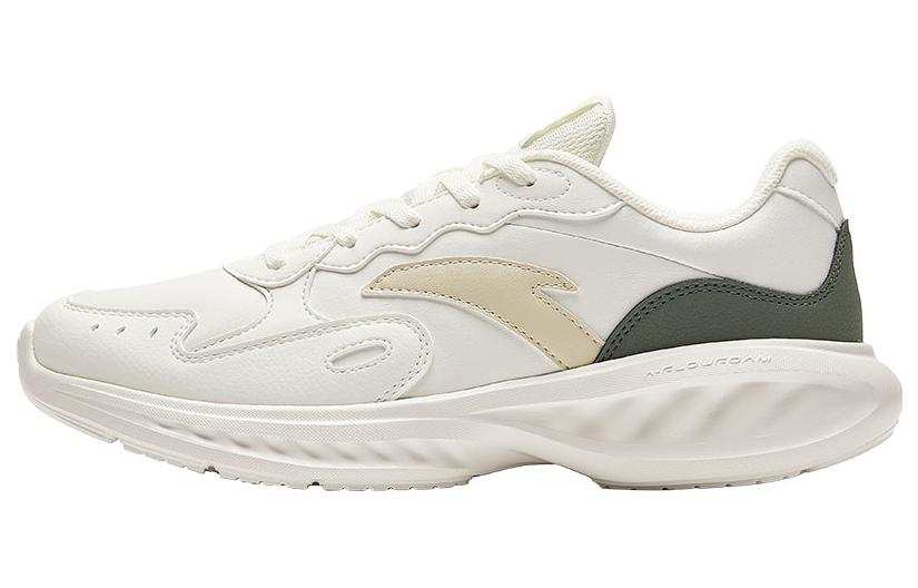 Anta Nebula Fabric Abrasion Resistant Breathable Low top Casual Running Shoes Women's White