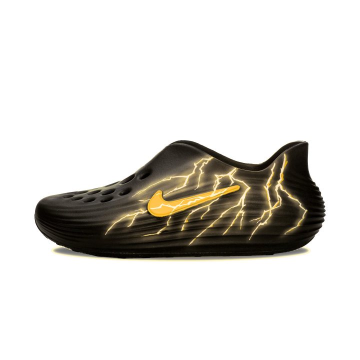 Nike Nike ReactX Rejuven8 Clogs Unisex Black Yellow