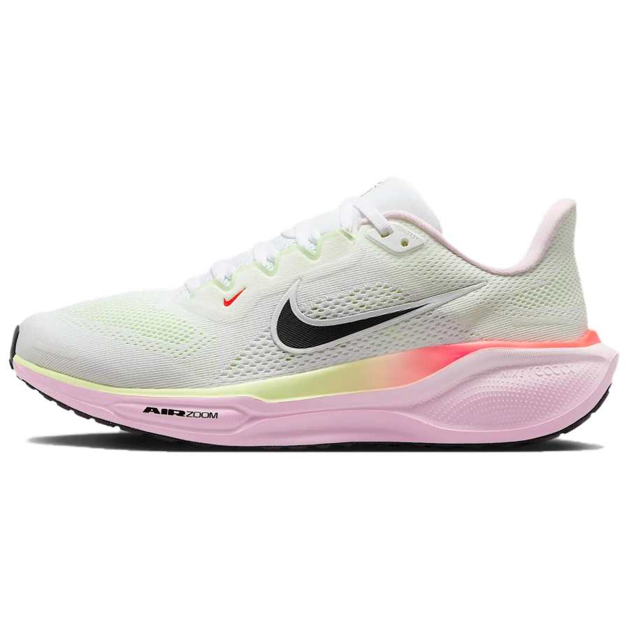 Nike Nike Air Zoom Pegasus 41 White Pink Foam Bright Crimson Black Women's