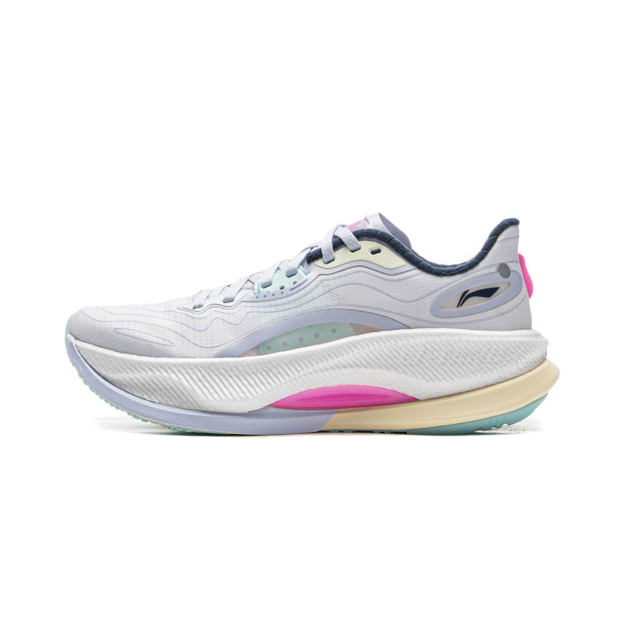 Li-Ning Li Ning Yueying 4 Slip Resistant Abrasion Resistant Low top Casual Running Shoes Women's White Purple