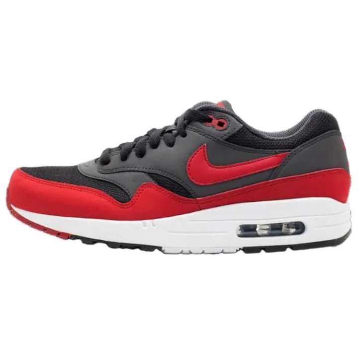 Nike Nike Air Max 1 Low top Running Shoes Men's Gray Red