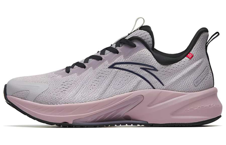 Anta Rocket 4.0 Advanced Training Collection Breathable Low top Running Shoes Women's Gray Black Purple